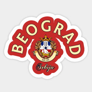 Beograd Srbija Sticker